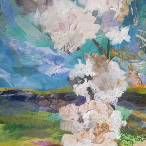 Colorado Wildflowers, a collage by Katherine Horst